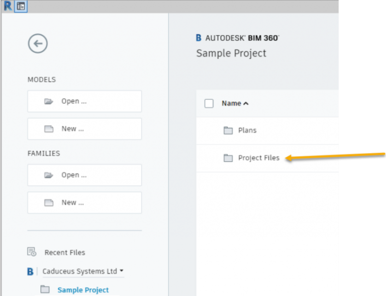 How to open your BIM360 Design Revit files Caduceus Systems Limited